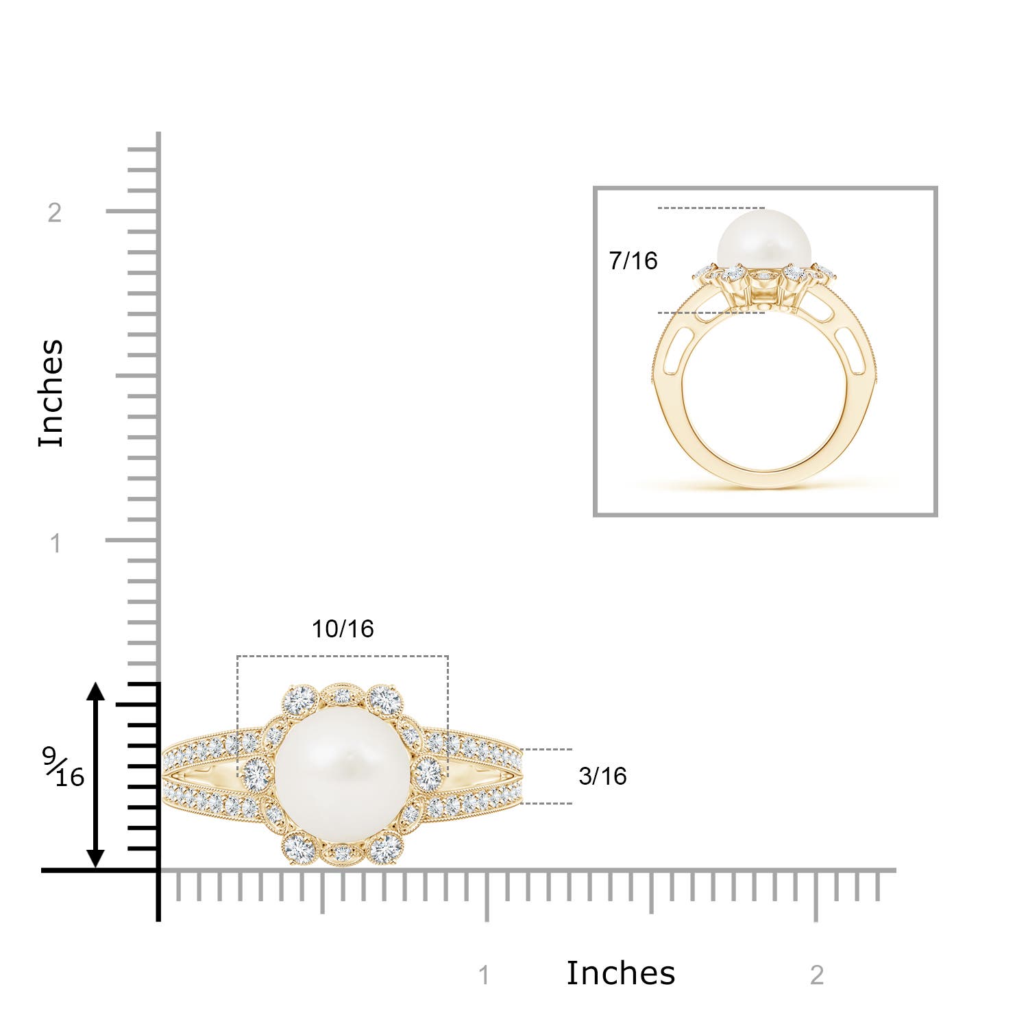 A / 7.91 CT / 14 KT Yellow Gold