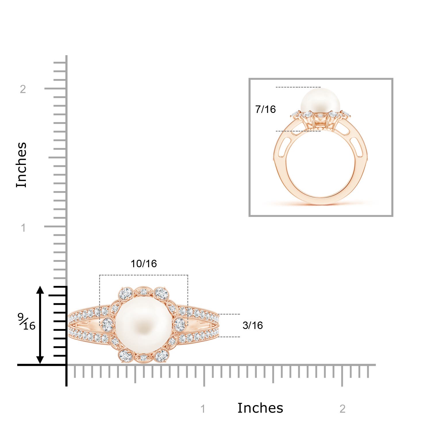 AA / 7.91 CT / 14 KT Rose Gold