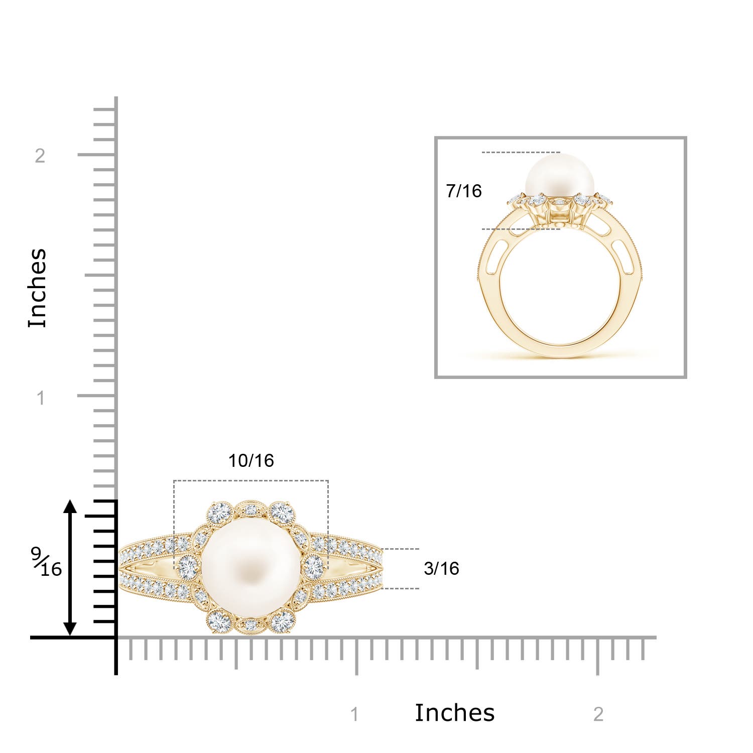 AA / 7.91 CT / 14 KT Yellow Gold