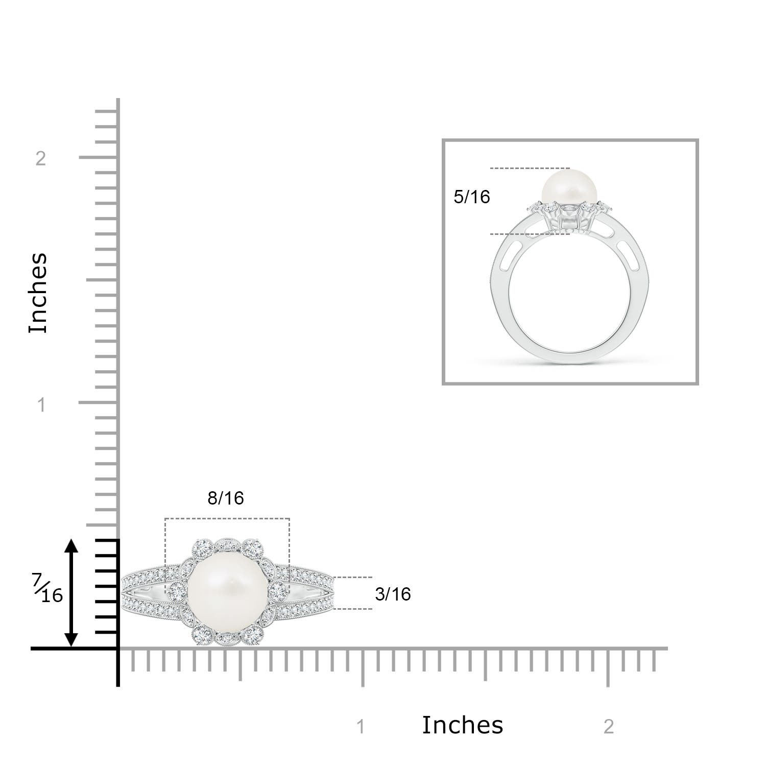 A / 4.2 CT / 14 KT White Gold