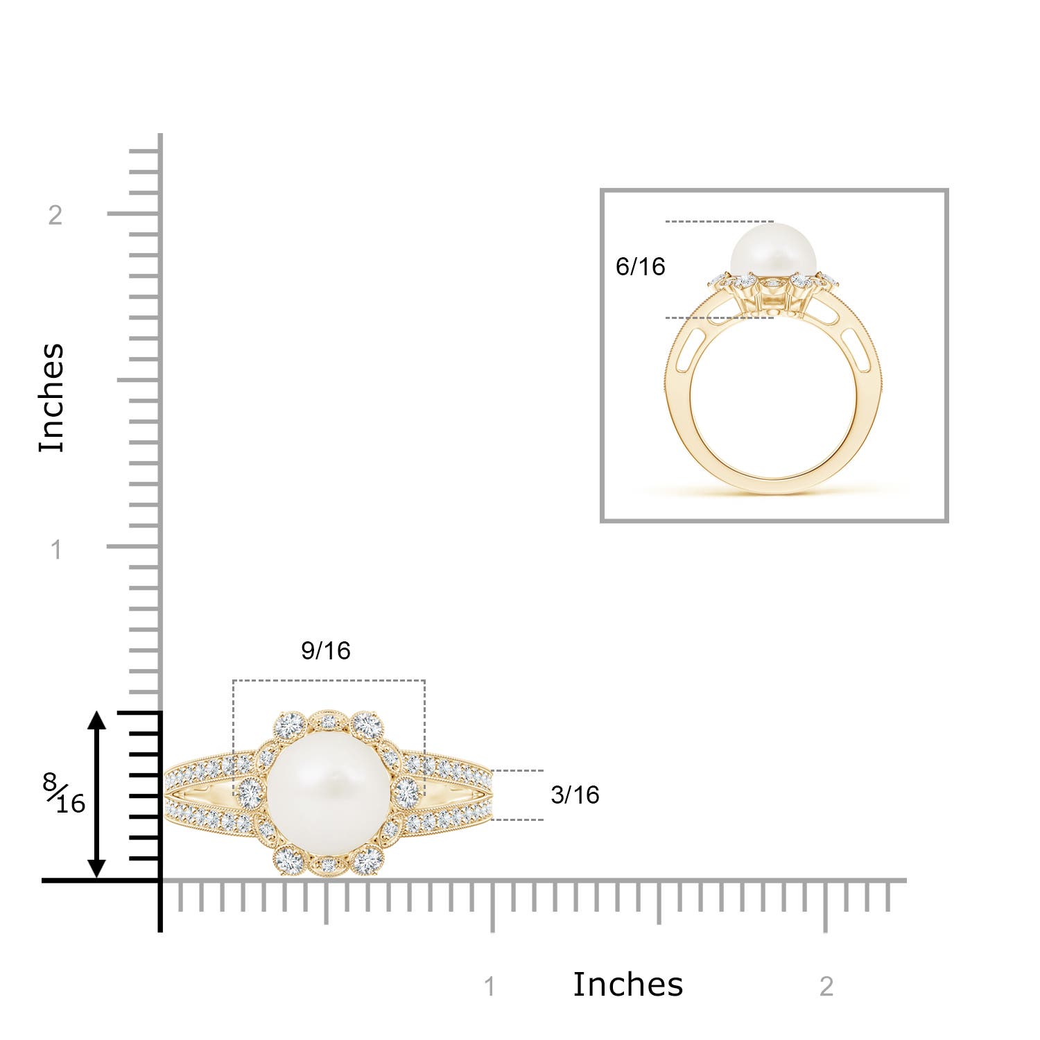 A / 5.85 CT / 14 KT Yellow Gold