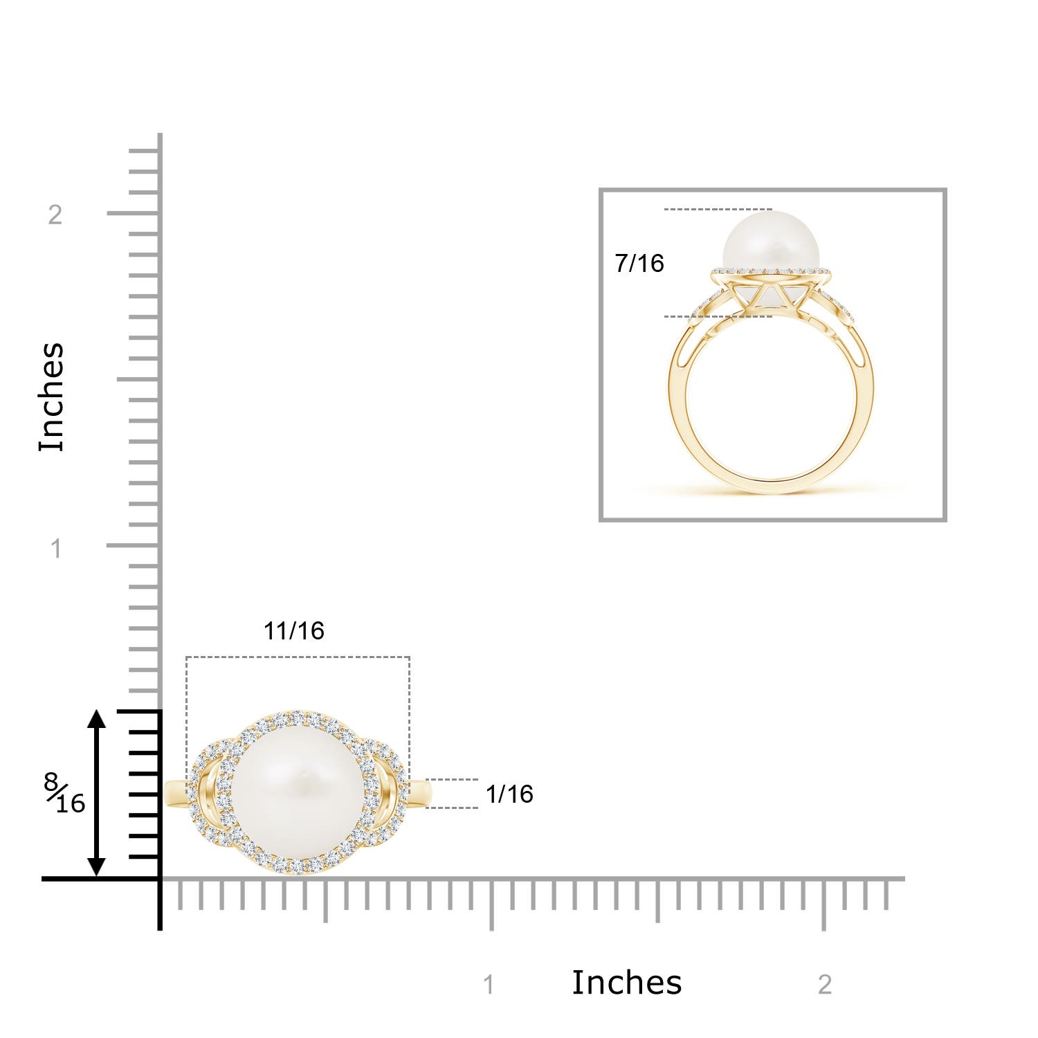 A / 7.55 CT / 14 KT Yellow Gold