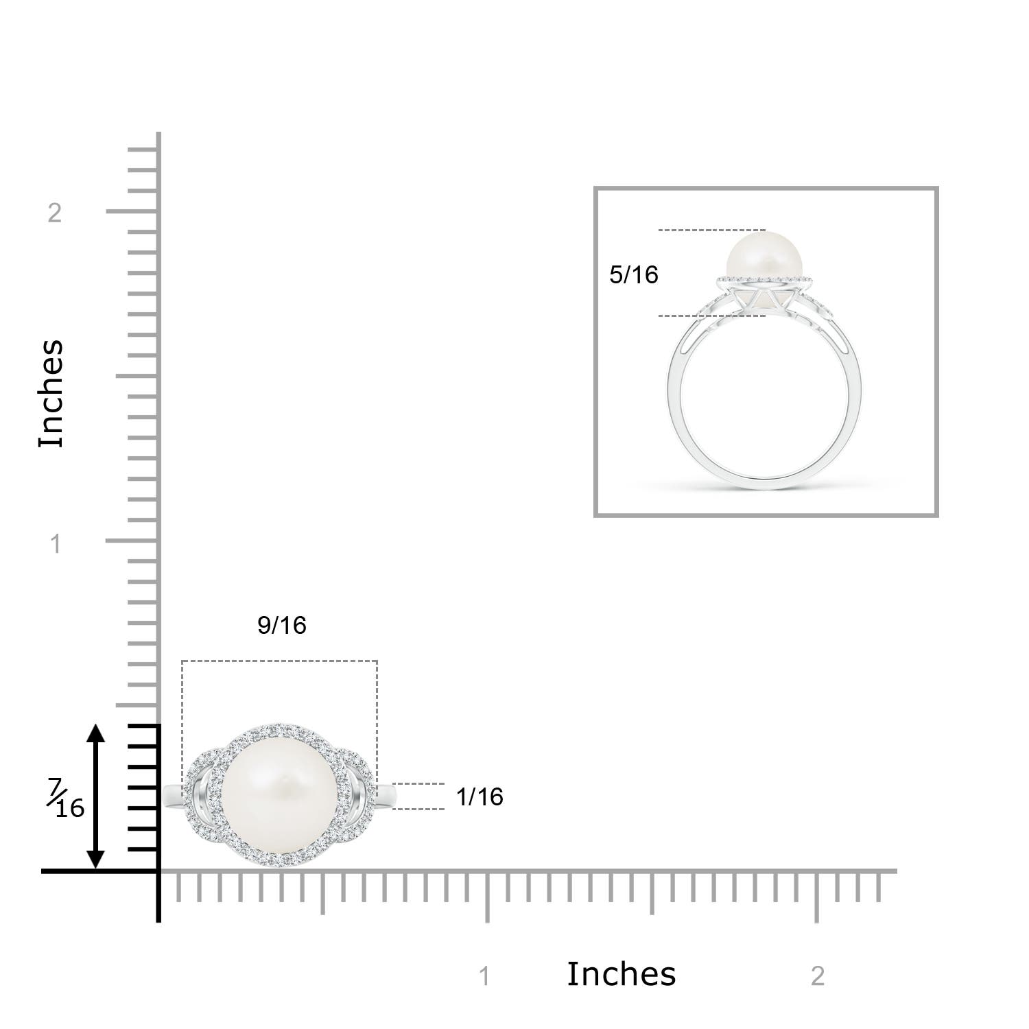 A / 3.92 CT / 14 KT White Gold