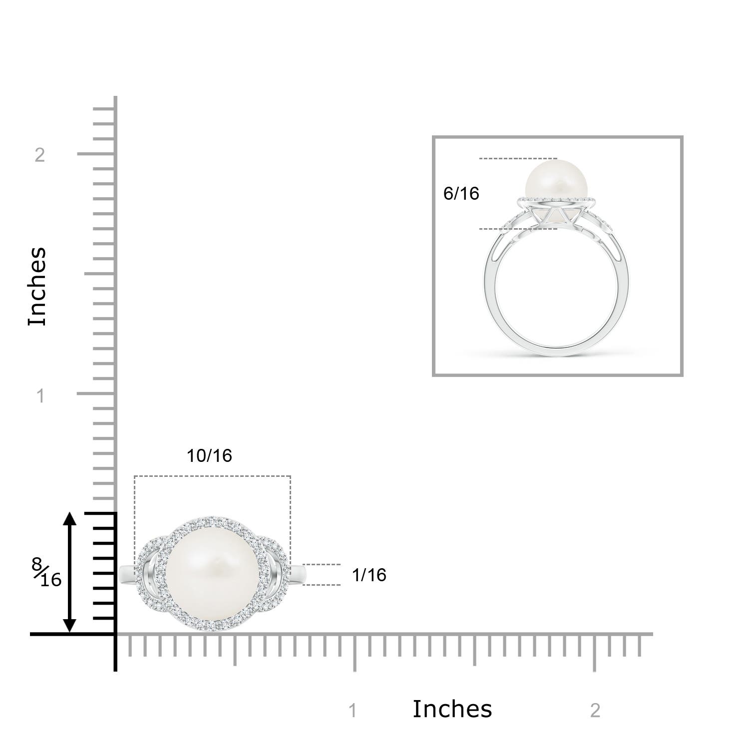 A / 5.51 CT / 14 KT White Gold