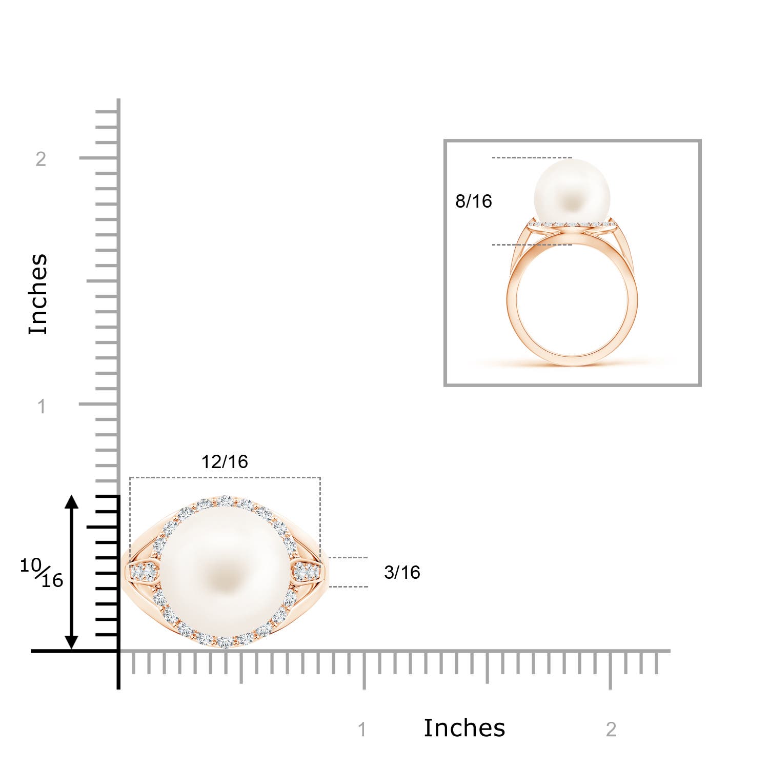 AA / 12.94 CT / 14 KT Rose Gold