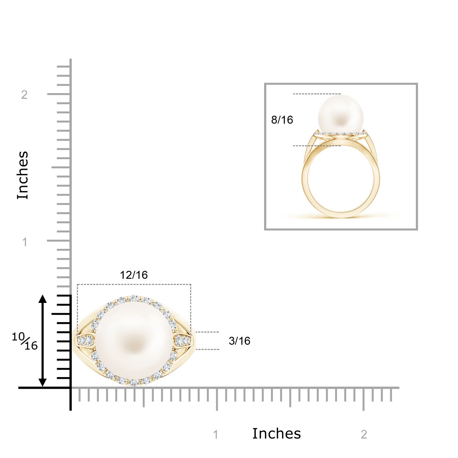 AA / 12.94 CT / 14 KT Yellow Gold