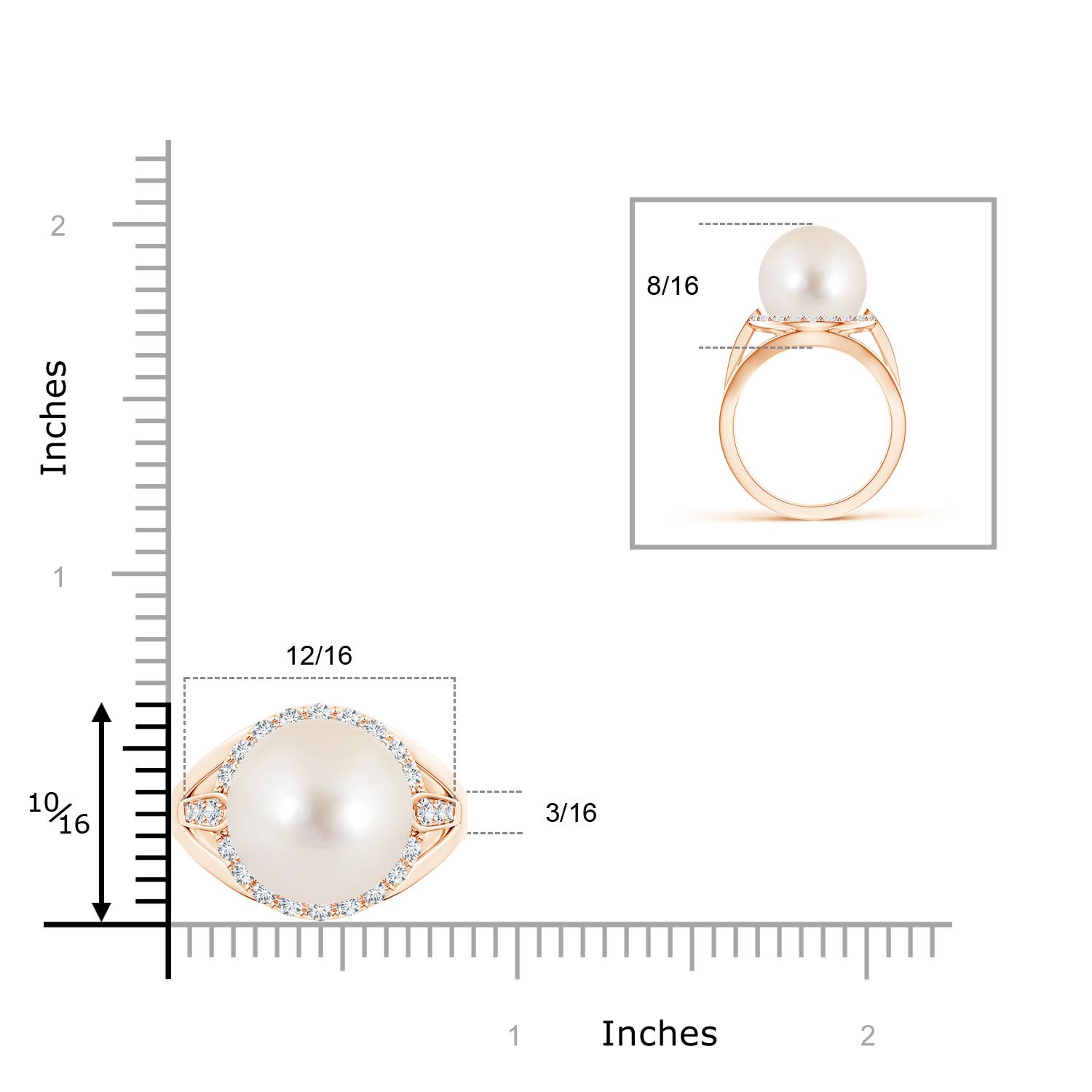 AAAA / 12.94 CT / 14 KT Rose Gold