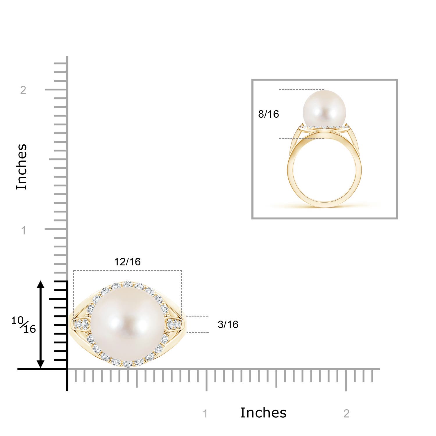 AAAA / 12.94 CT / 14 KT Yellow Gold