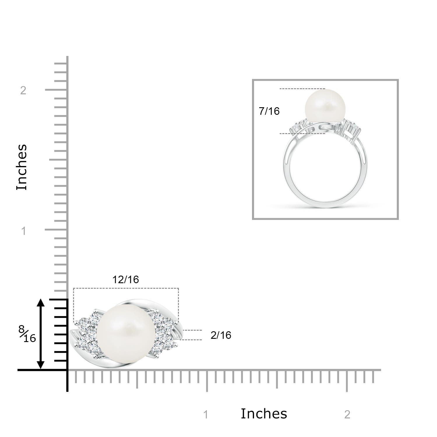 A / 7.78 CT / 14 KT White Gold