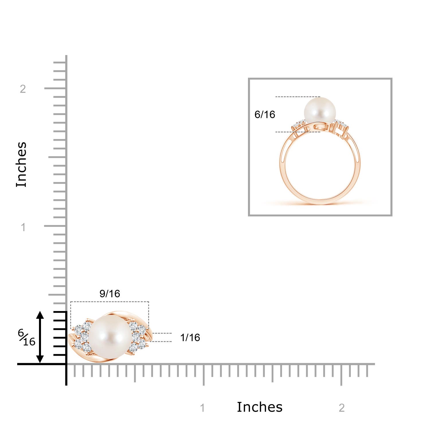 AAAA / 3.99 CT / 14 KT Rose Gold