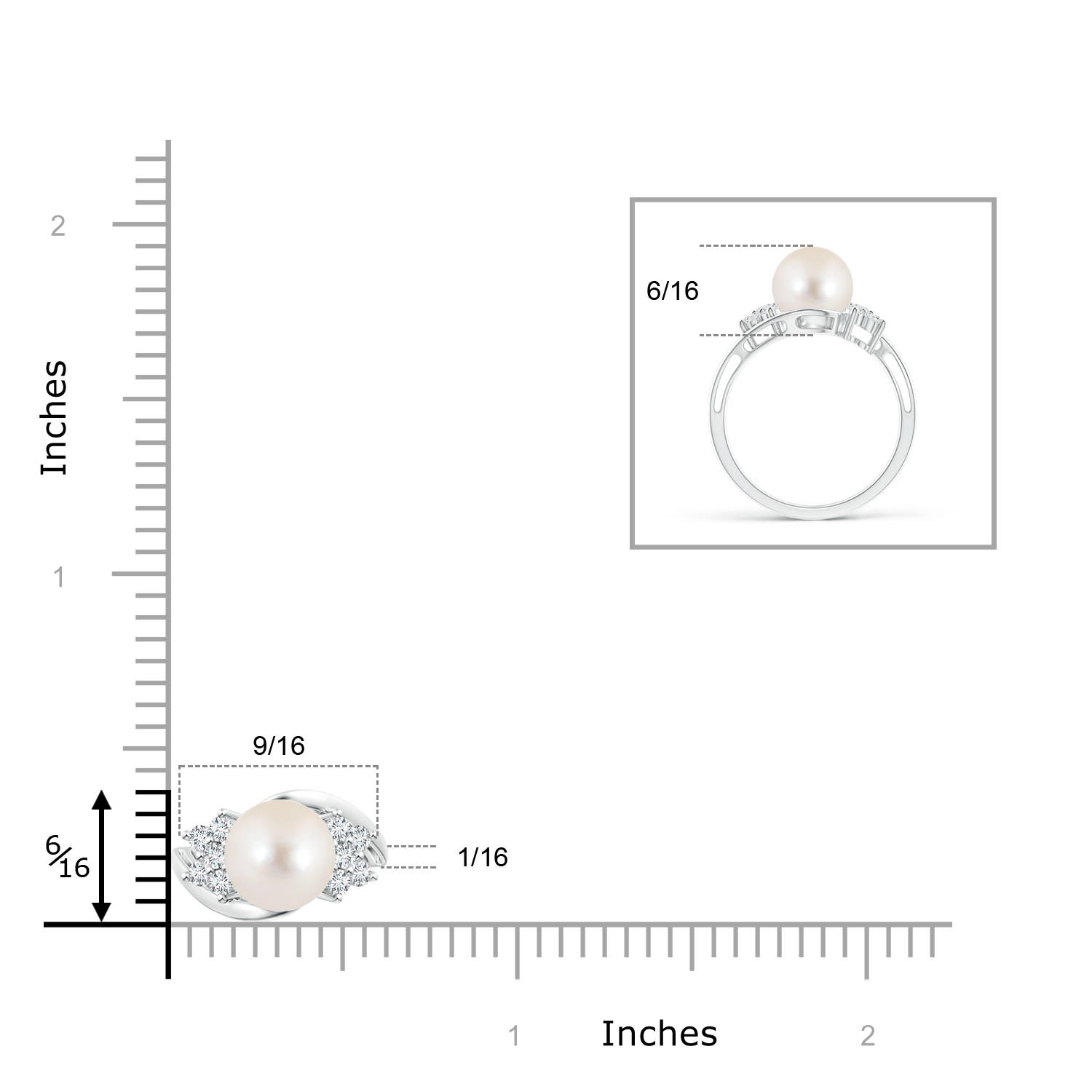 AAAA / 3.99 CT / 14 KT White Gold