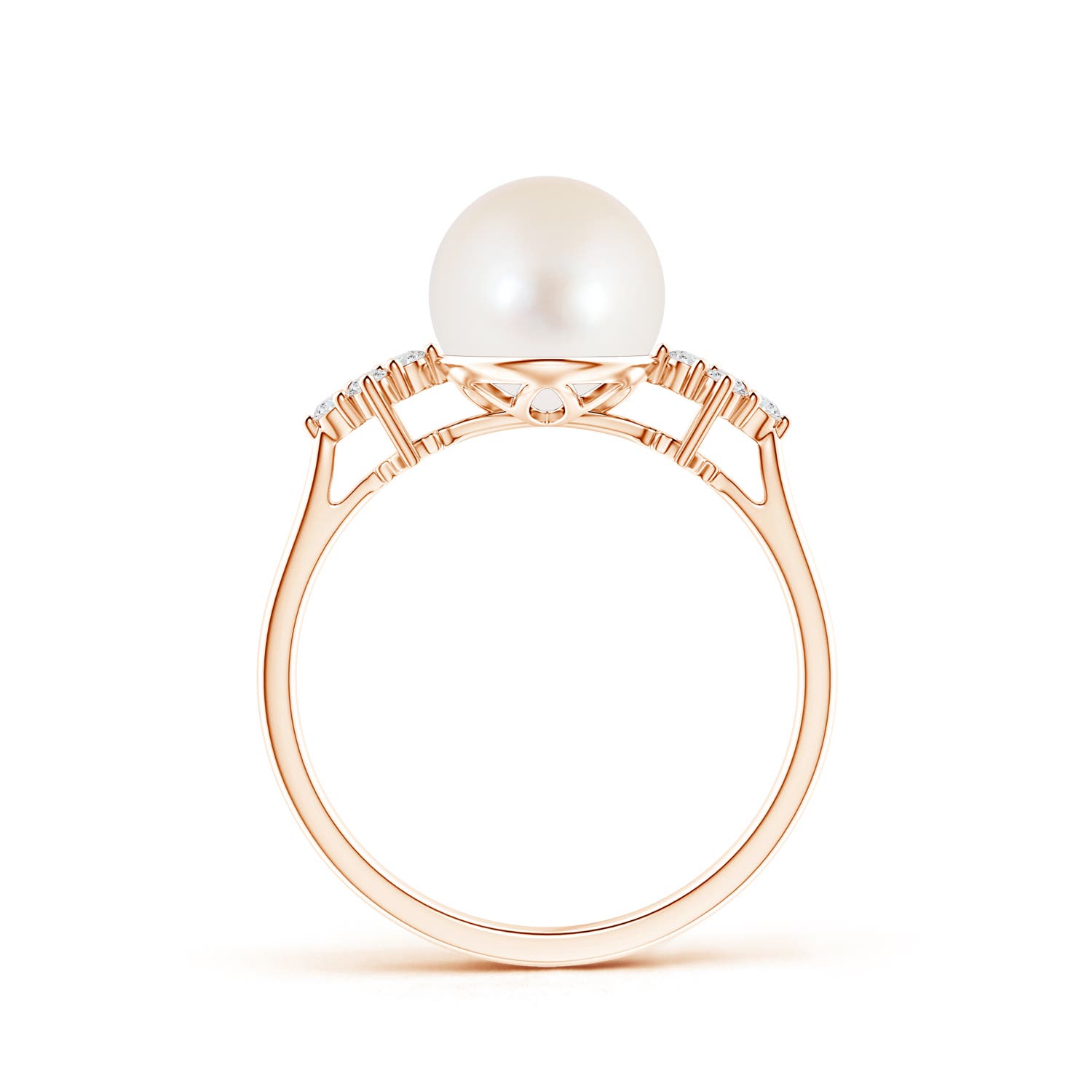 AAA / 3.84 CT / 14 KT Rose Gold