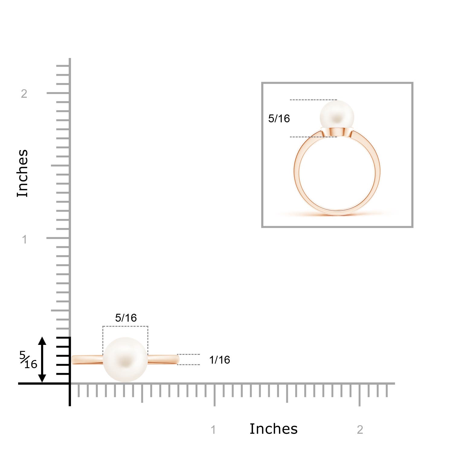 AA / 3.7 CT / 14 KT Rose Gold