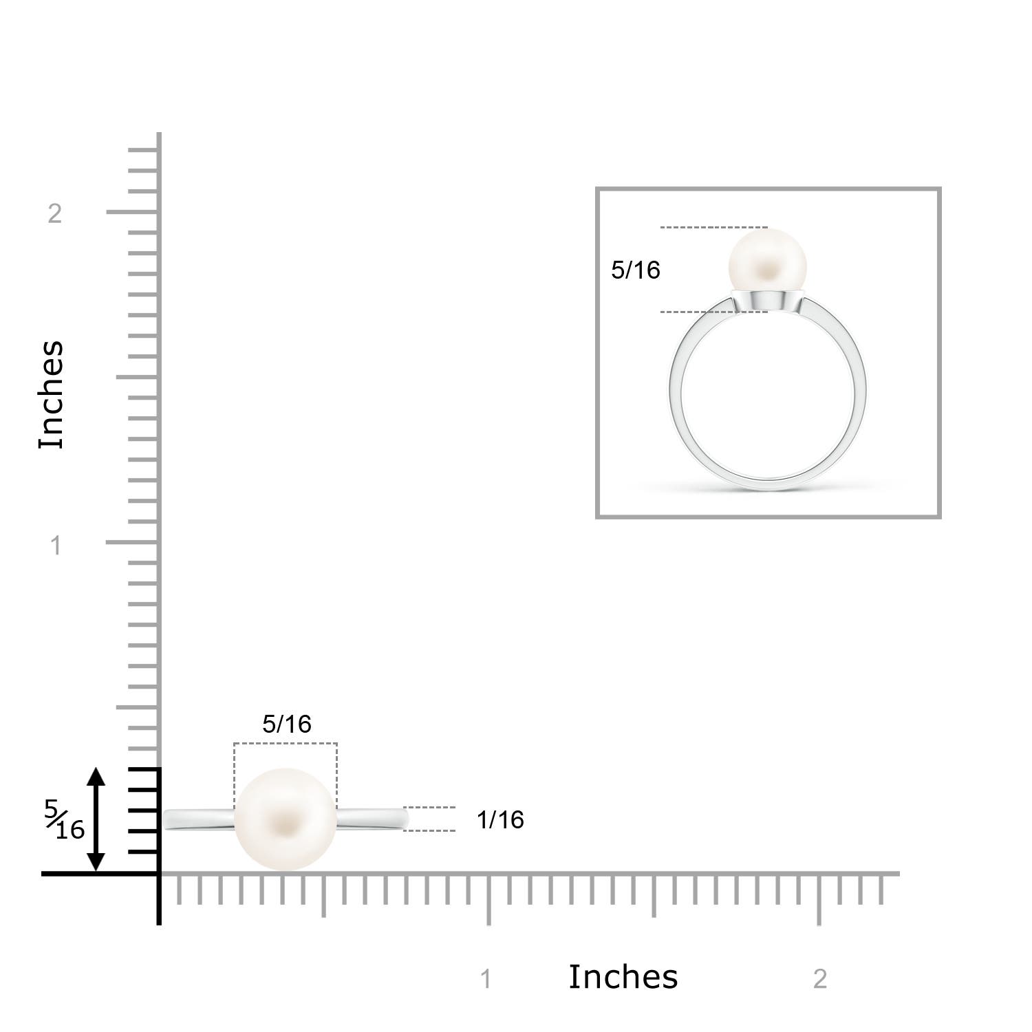 AA / 3.7 CT / 14 KT White Gold