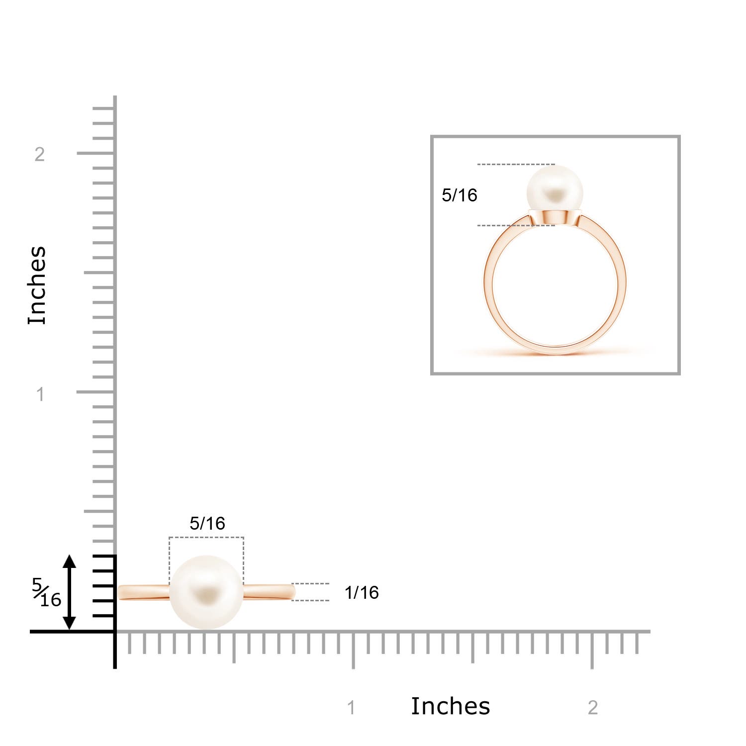 AAA / 3.7 CT / 14 KT Rose Gold