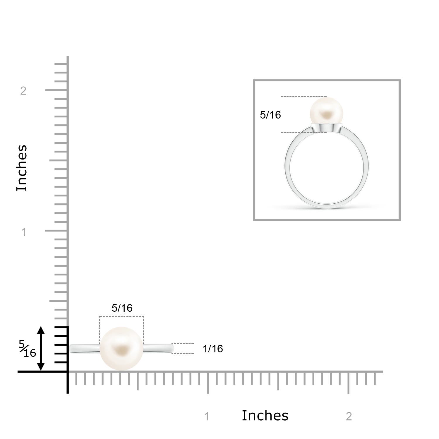 AAA / 3.7 CT / 14 KT White Gold