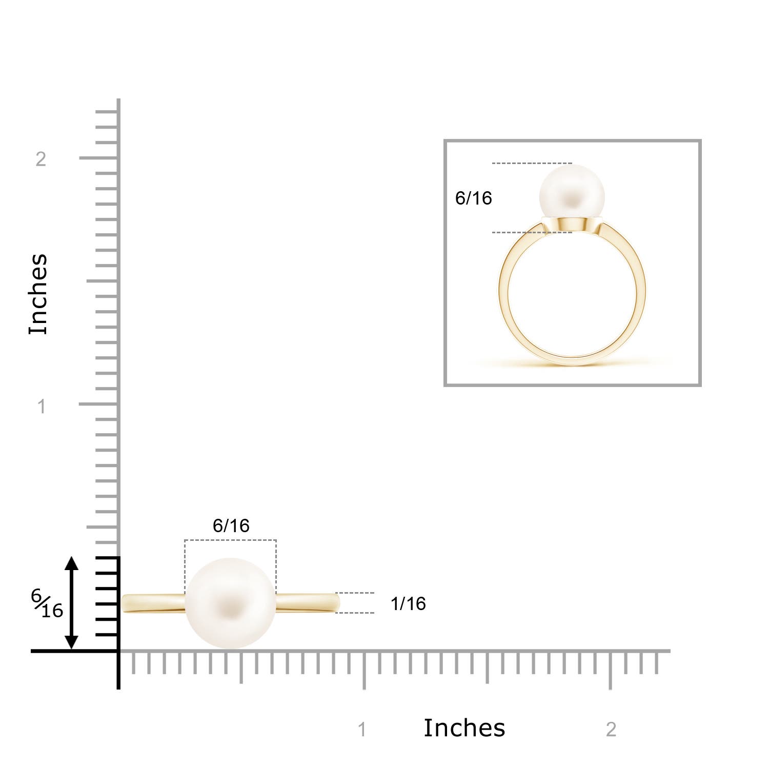 AA / 5.25 CT / 14 KT Yellow Gold