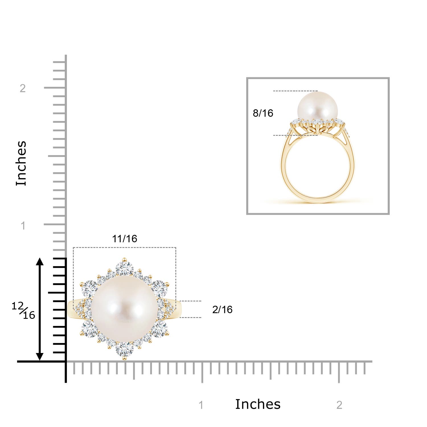 AAAA / 10.55 CT / 14 KT Yellow Gold