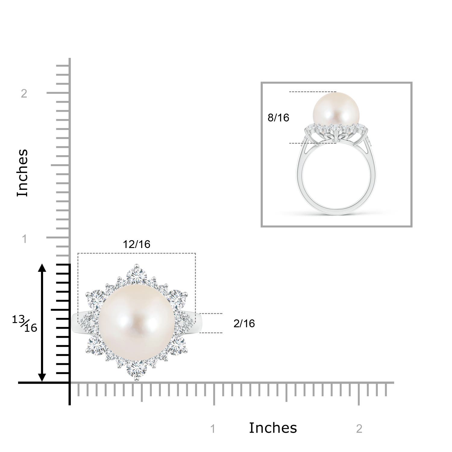 AAAA / 13.75 CT / 14 KT White Gold