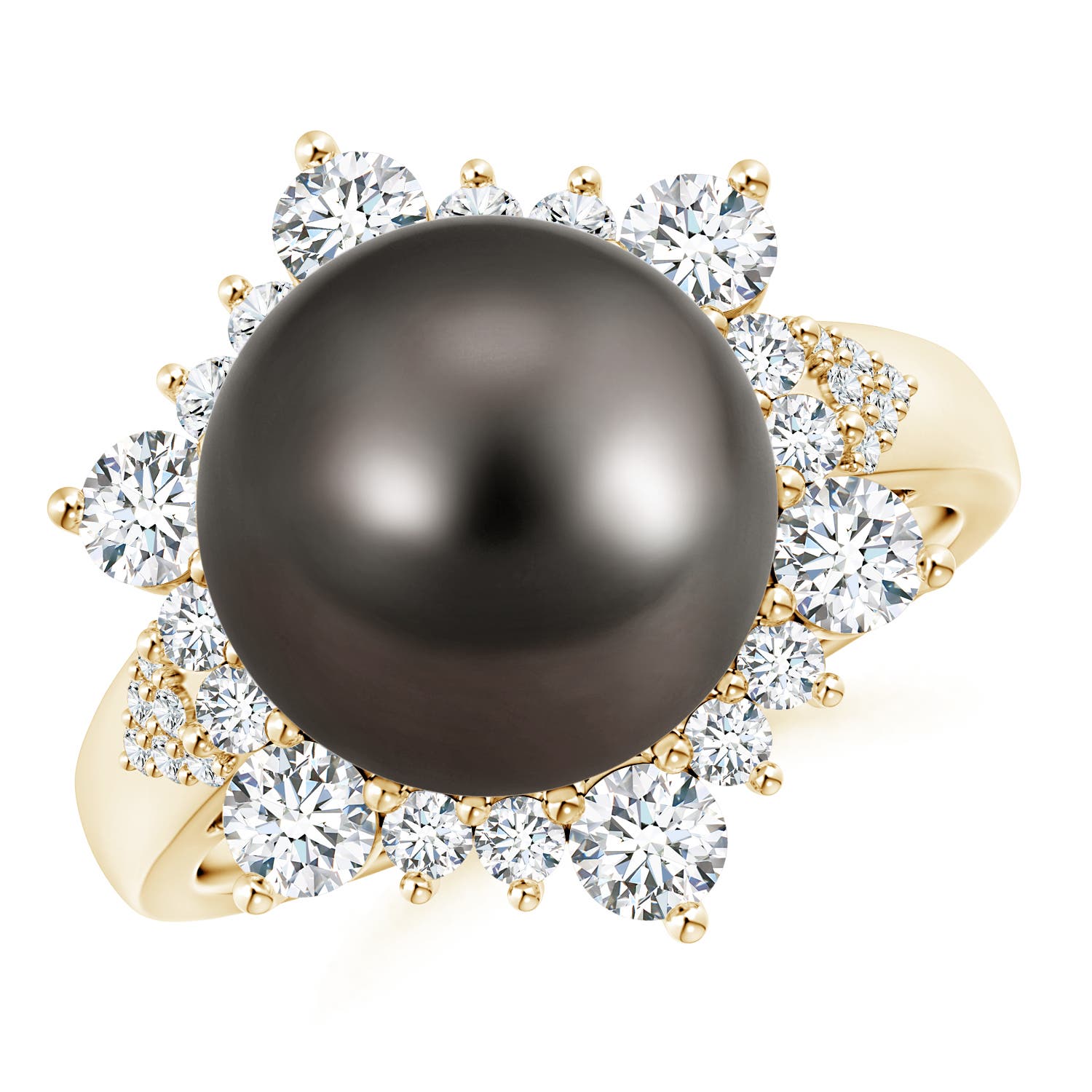 Halo store pearl ring