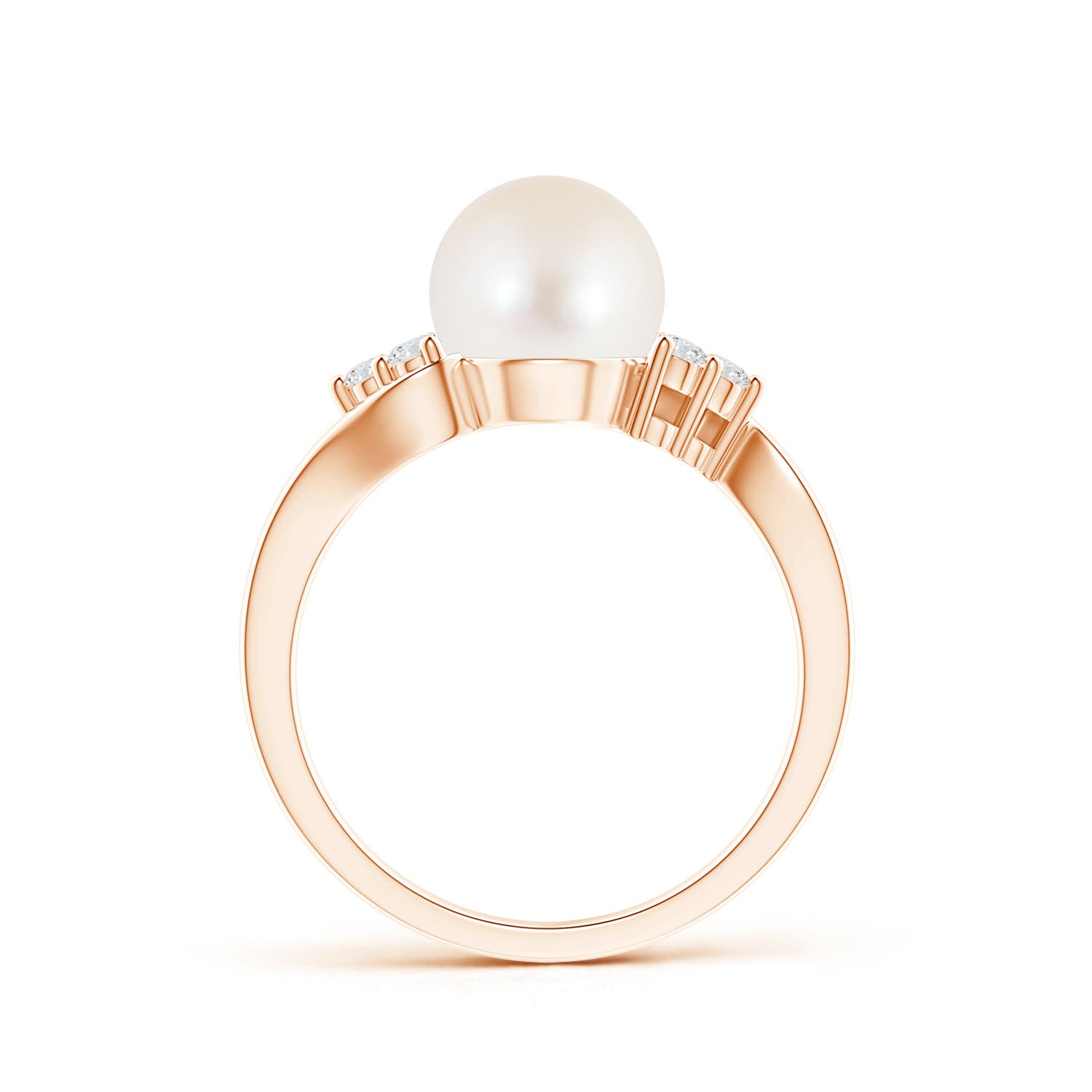 AAA / 3.87 CT / 14 KT Rose Gold