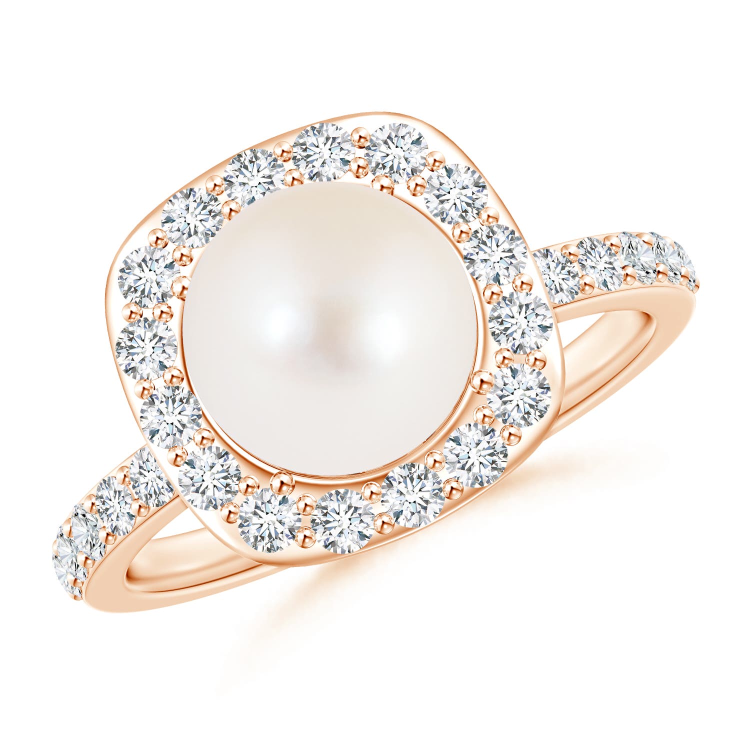 AAA / 4.31 CT / 14 KT Rose Gold