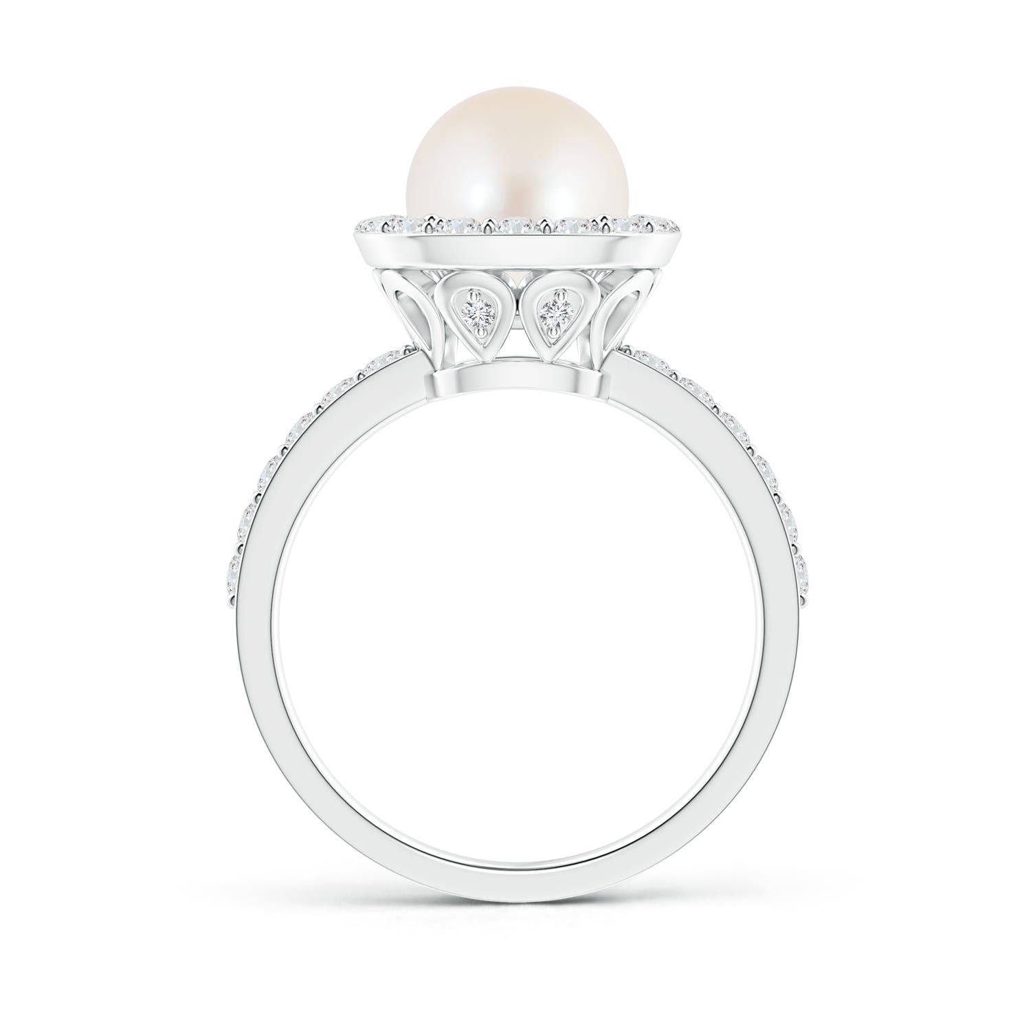 AAA / 4.31 CT / 14 KT White Gold