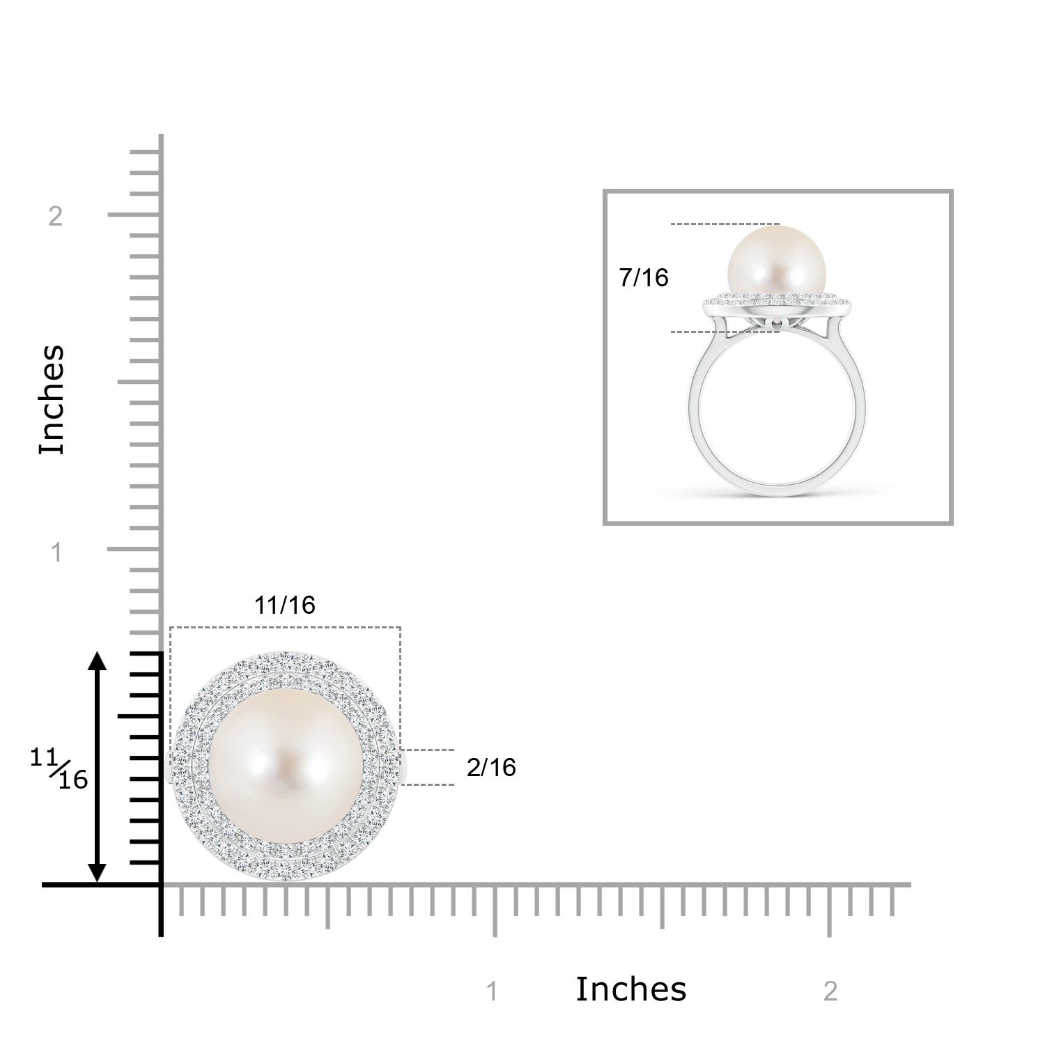 AAAA / 10.22 CT / 14 KT White Gold