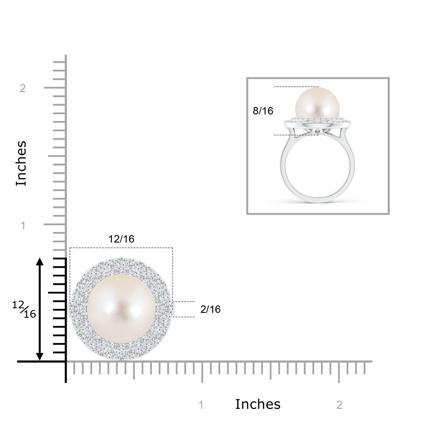 AAAA / 13.23 CT / 14 KT White Gold