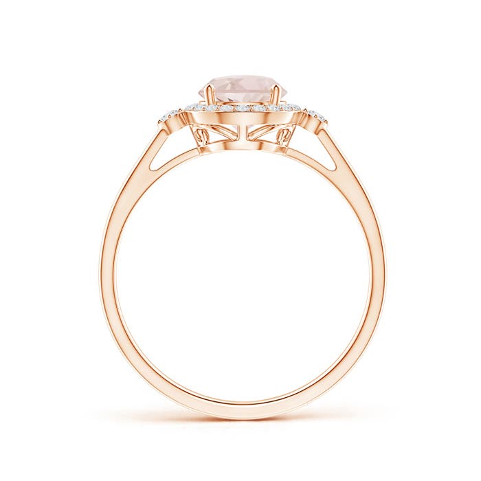 A - Morganite / 0.82 CT / 14 KT Rose Gold