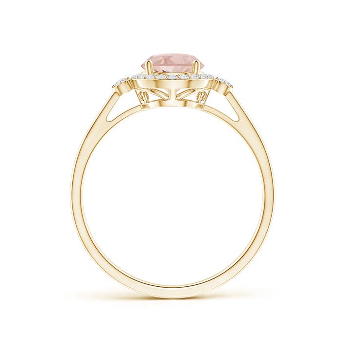 AAA - Morganite / 0.82 CT / 14 KT Yellow Gold