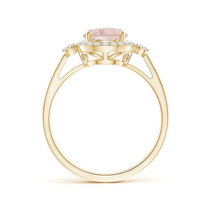 AA - Morganite / 1.3 CT / 14 KT Yellow Gold