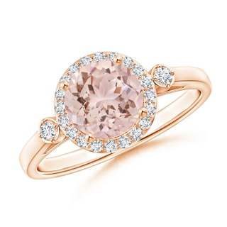 Round AAA Morganite