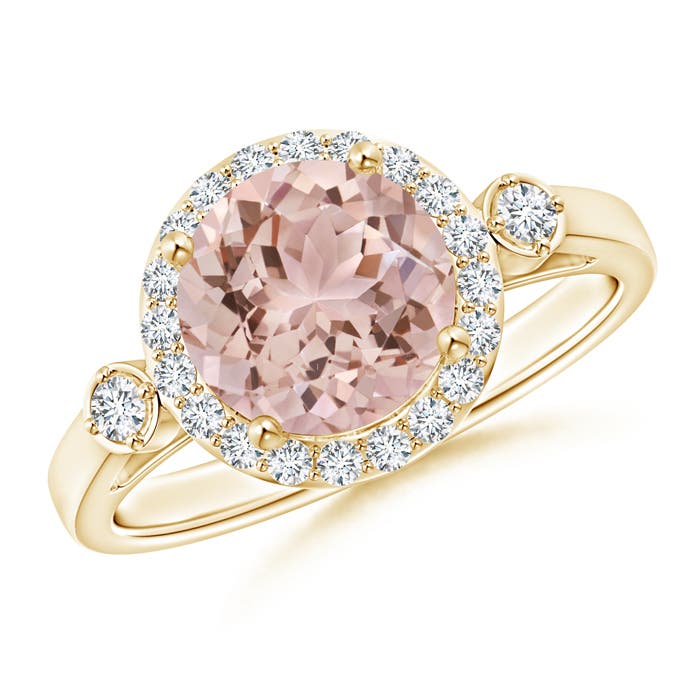 AAA - Morganite / 1.95 CT / 14 KT Yellow Gold