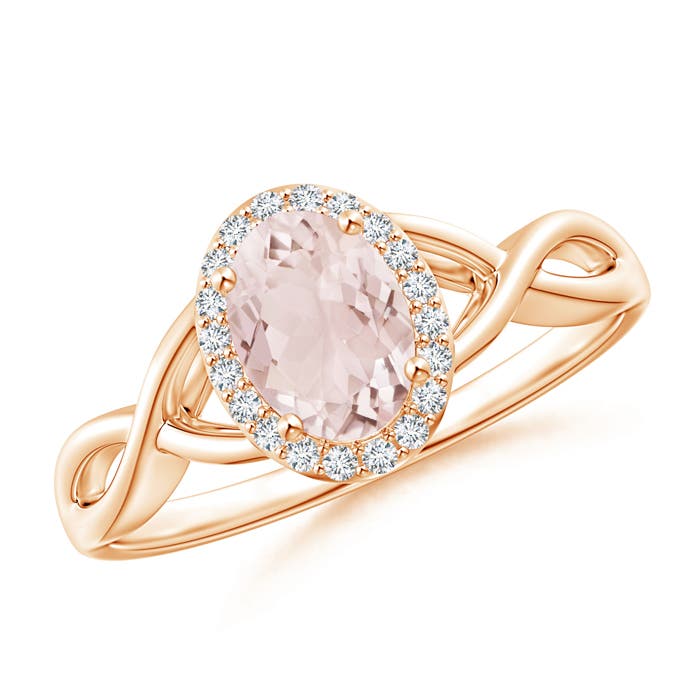 A - Morganite / 0.8 CT / 14 KT Rose Gold