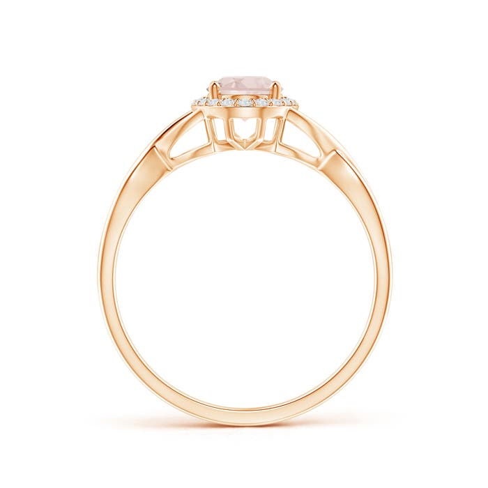 A - Morganite / 0.8 CT / 14 KT Rose Gold