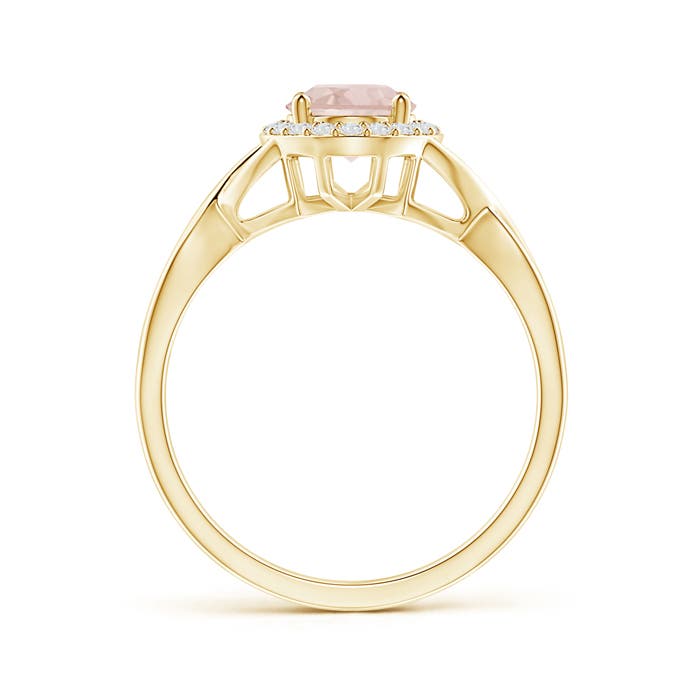 AA - Morganite / 1.26 CT / 14 KT Yellow Gold