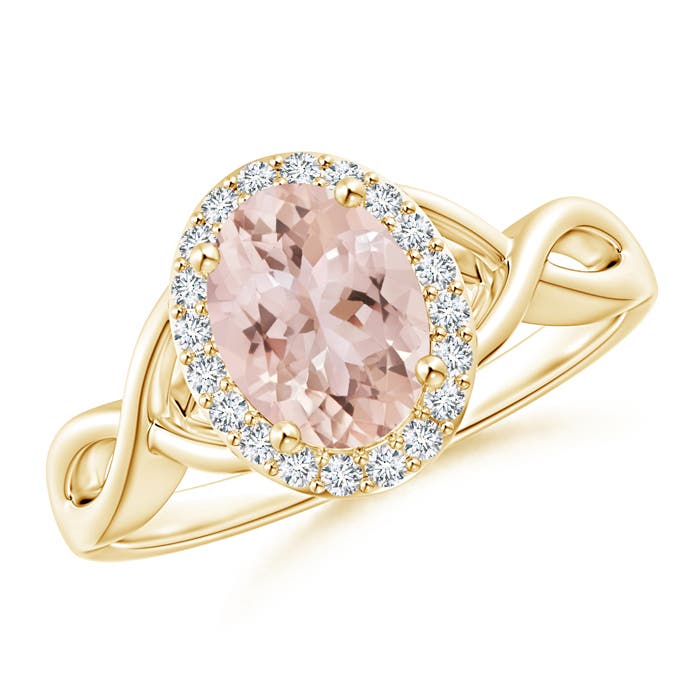 AAA - Morganite / 1.26 CT / 14 KT Yellow Gold