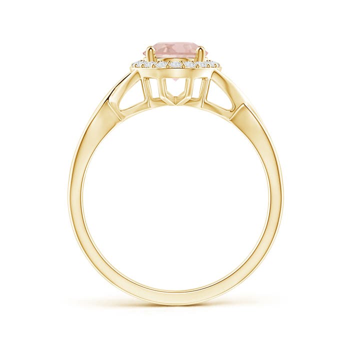 AAA - Morganite / 1.26 CT / 14 KT Yellow Gold