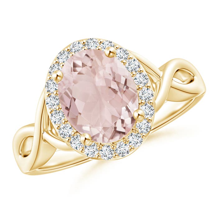 A - Morganite / 1.89 CT / 14 KT Yellow Gold