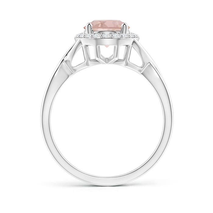 AA - Morganite / 1.89 CT / 14 KT White Gold