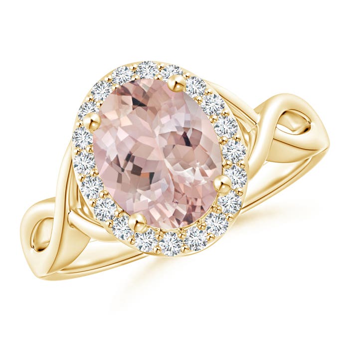 AA - Morganite / 1.89 CT / 14 KT Yellow Gold