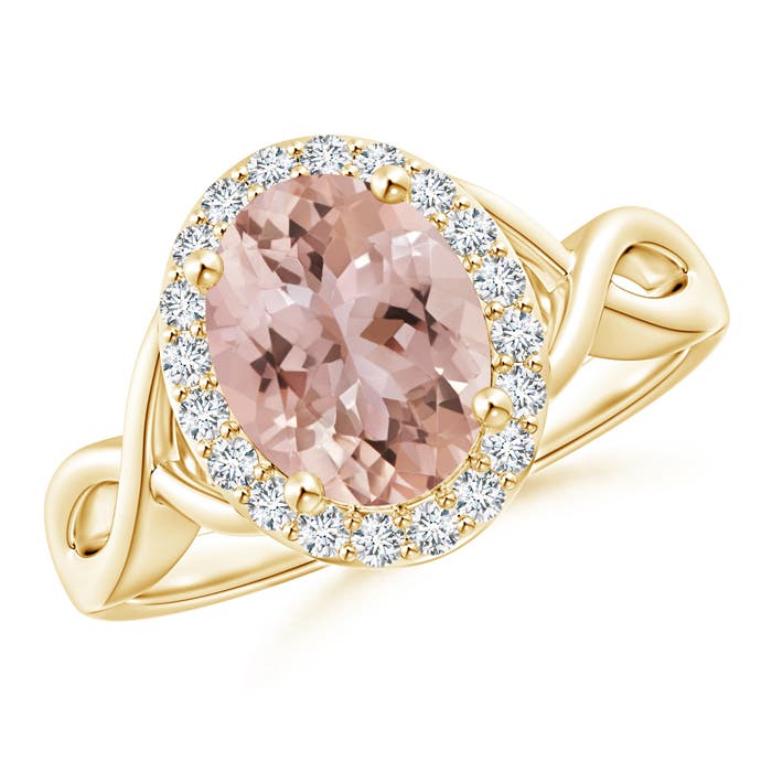 AAA - Morganite / 1.89 CT / 14 KT Yellow Gold