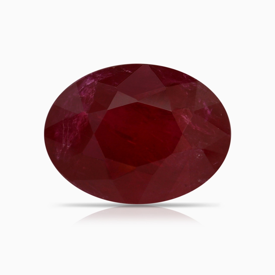 8.97x6.95x3.69mm AA GIA Certified Oval Ruby Infinity Ring with Diamond Halo in Rose Gold side 599
