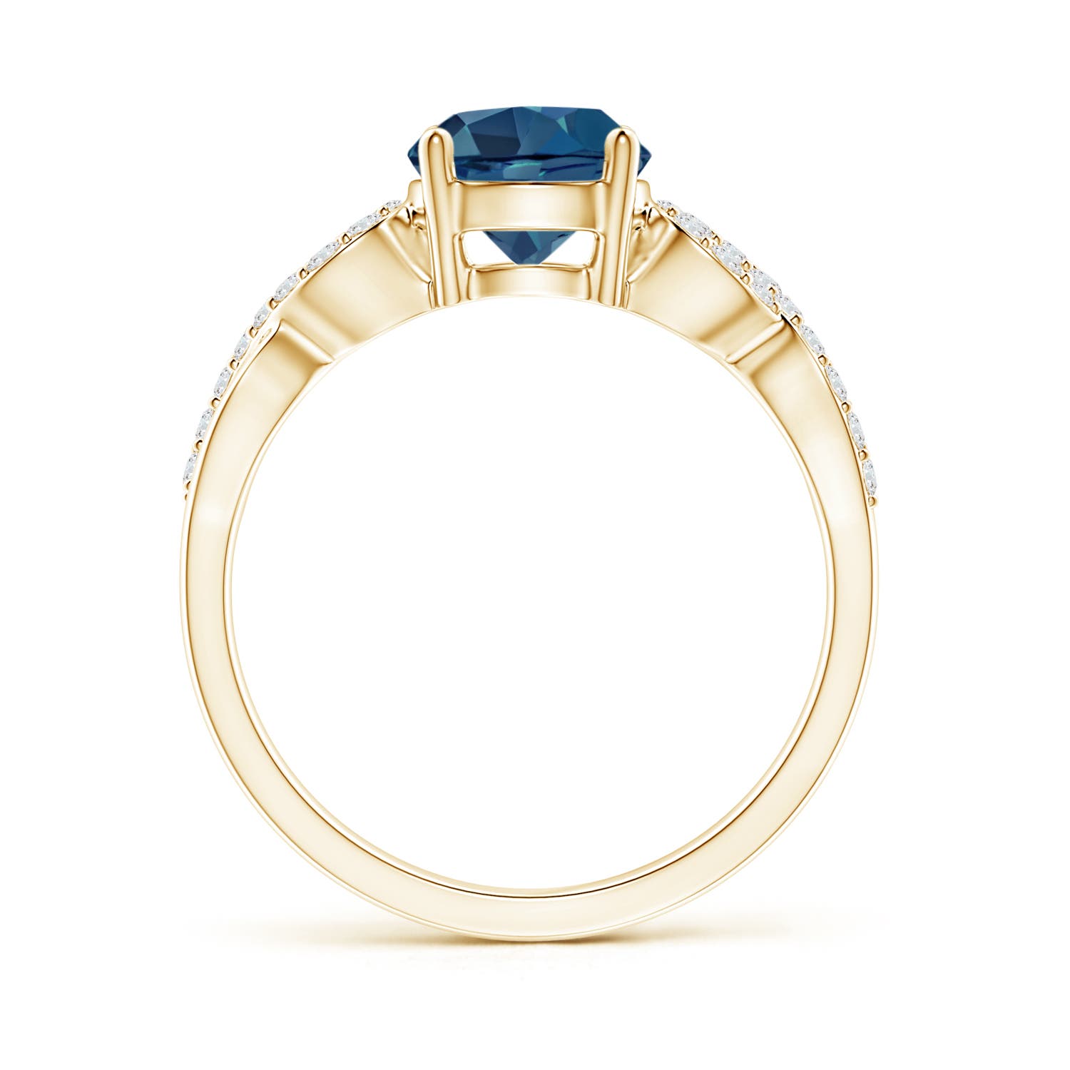 AA - London Blue Topaz / 1.79 CT / 14 KT Yellow Gold