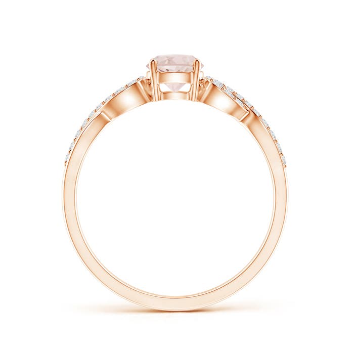 A - Morganite / 0.55 CT / 14 KT Rose Gold