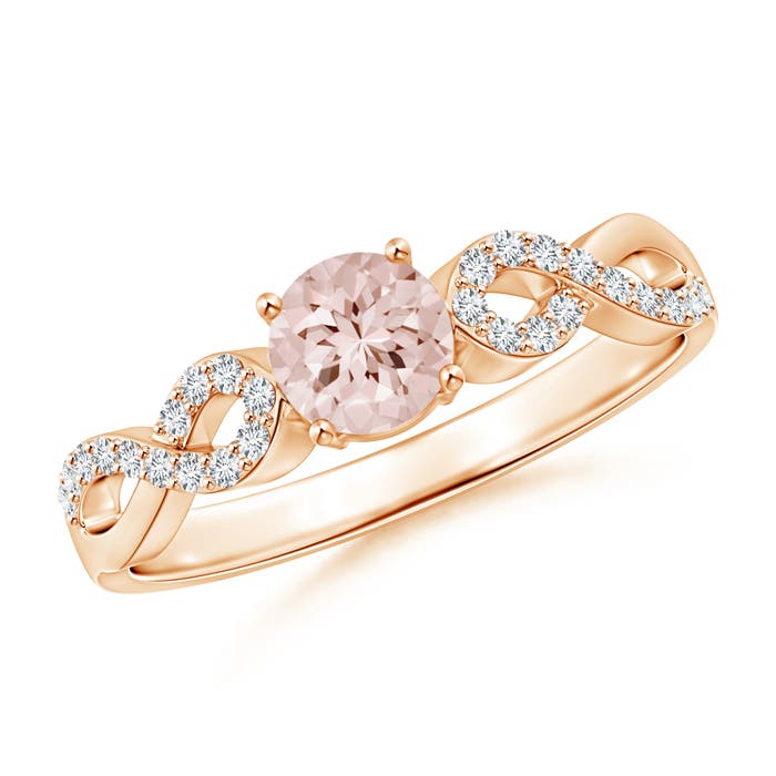 AA - Morganite / 0.55 CT / 14 KT Rose Gold