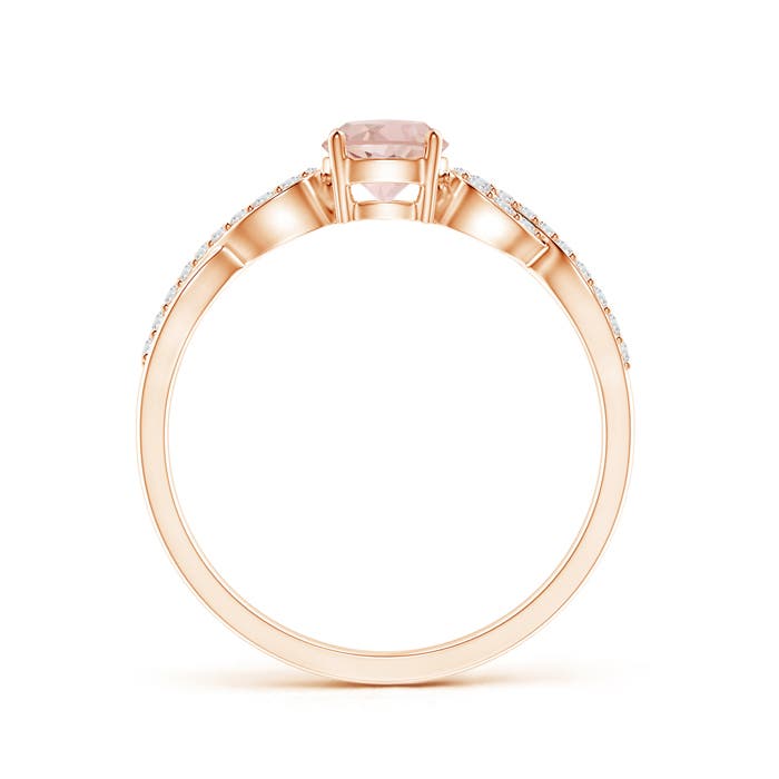 AAA - Morganite / 0.55 CT / 14 KT Rose Gold