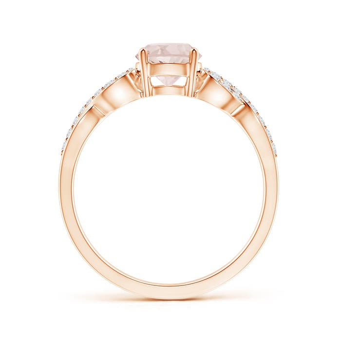 A - Morganite / 0.89 CT / 14 KT Rose Gold