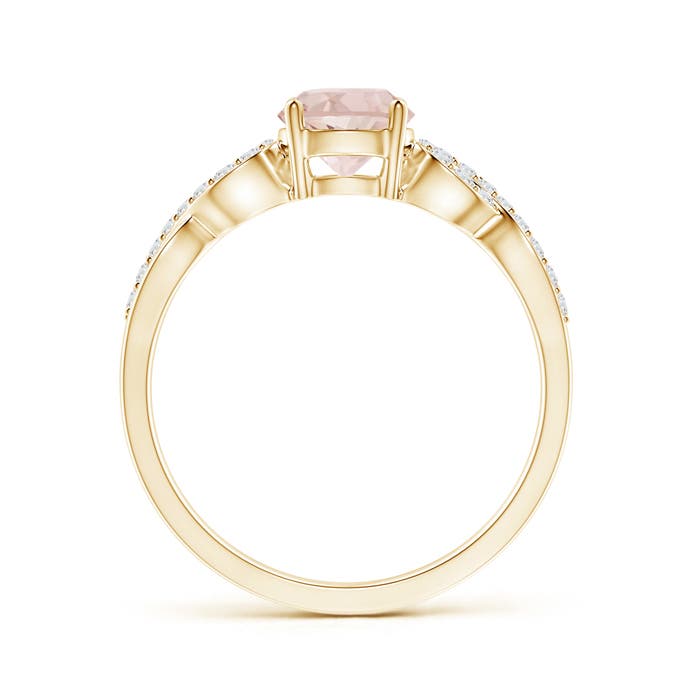 AA - Morganite / 0.89 CT / 14 KT Yellow Gold